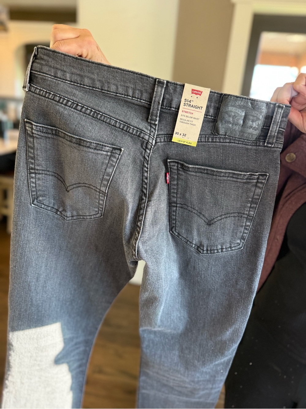 Levi's Straight Men's Jeans - Charcoal